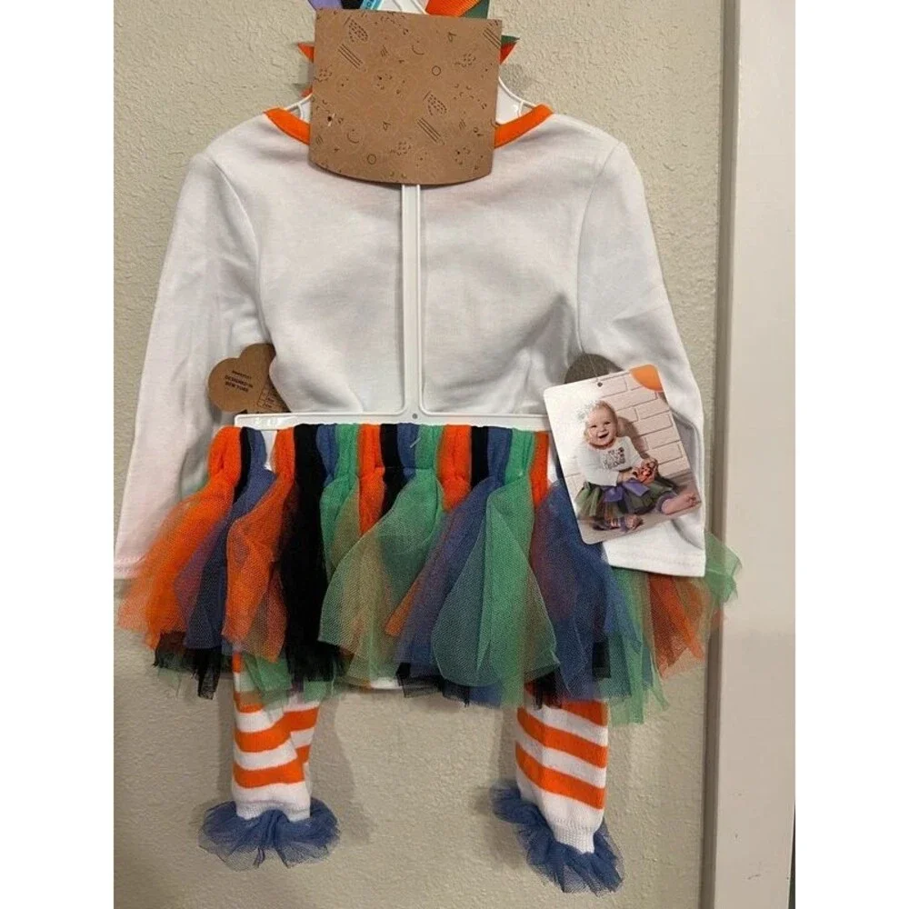Baby Essentials My First Halloween 4 Piece Tutu Outfit Owl 6M